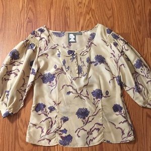Francesca's Silk Blouse